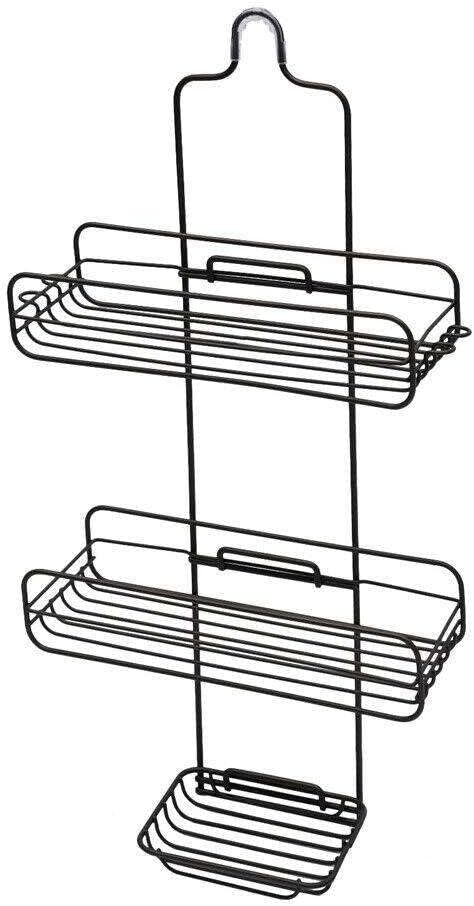 FINANCIALLY LIT 3-Tier Shower Head Organizer Stainless Caddy