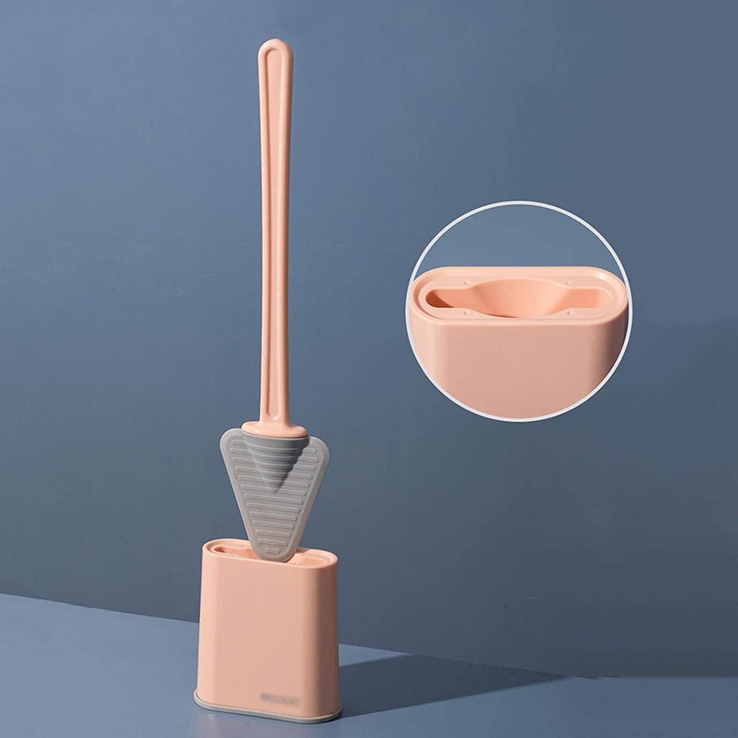 NIUBB Toilet Brush with Holder - Green 1
