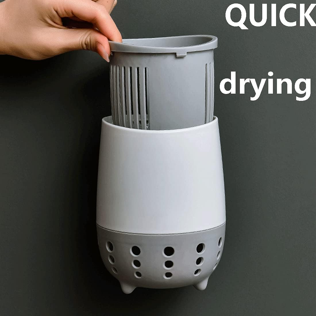 GYDMEG Toilet Brush and Holder with Long Handle