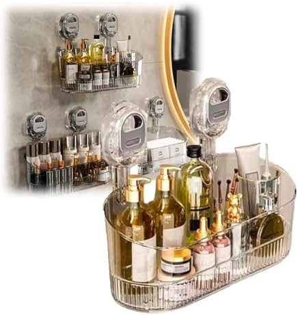 No-Drill Suction Storage Box Large Capacity Heavy Duty