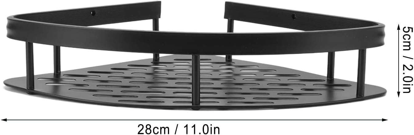 TYTOGE Aluminum Triangular Shower Shelf Rustproof Corner Organizer