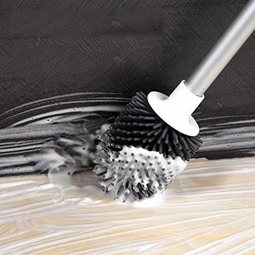 Toilet Brush with Storage Compartment and Long Handle