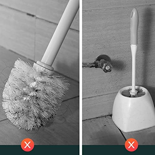 Leying Toilet Brush with Auto Open Close Holder