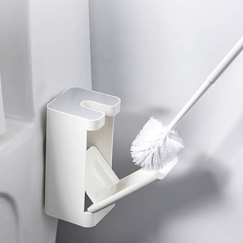UNNS Wall-Mounted Toilet Brush with Holder - Simple Design Activated Carbon Deodorization