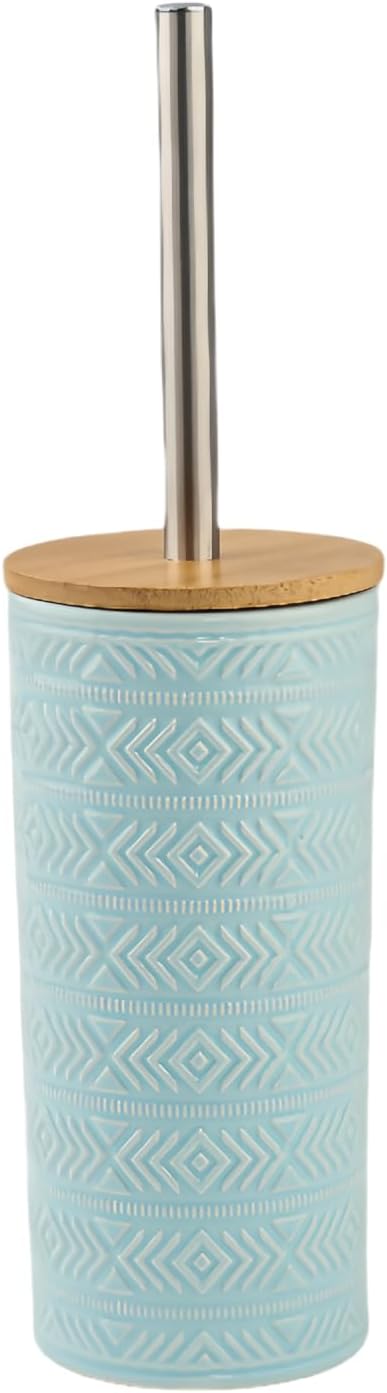 HAIJUFX Toilet Brush Holder Set - Baby Blue