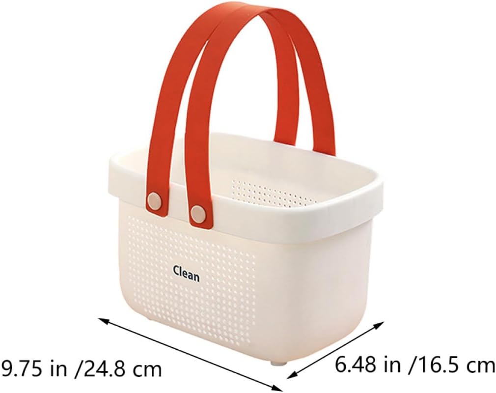 ABOOFAN Portable Shower Towel Basket with Handle 1