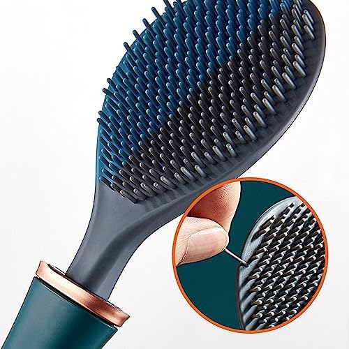 Hvyesh Toilet Brush and Holder Set - Blue