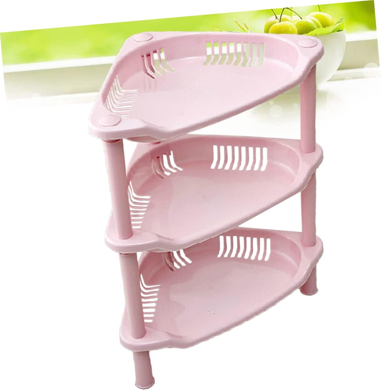 Zerodeko 3-Layer Adjustable Triangle Storage Rack for Shower and Kitchen