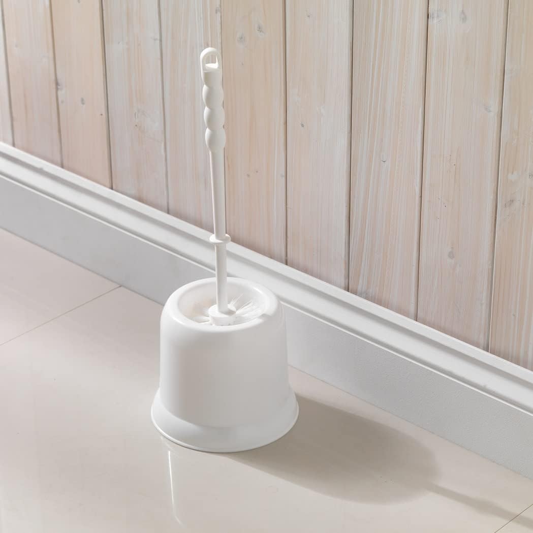 Addis Toilet Brush Round Open Holder White