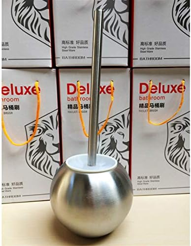 SPOUR Toilet Brush Set with Holder Silver