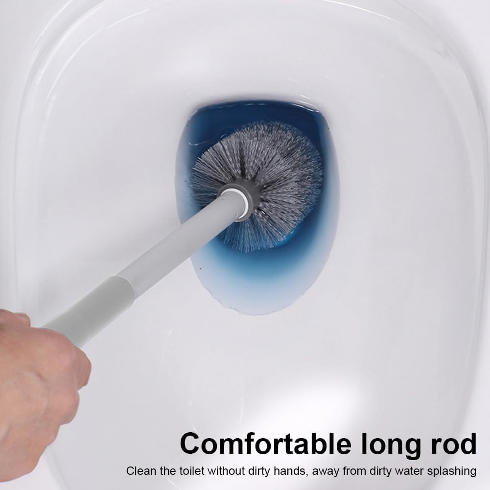 Bibabala Toilet Brush with Holder and Crevice Tool
