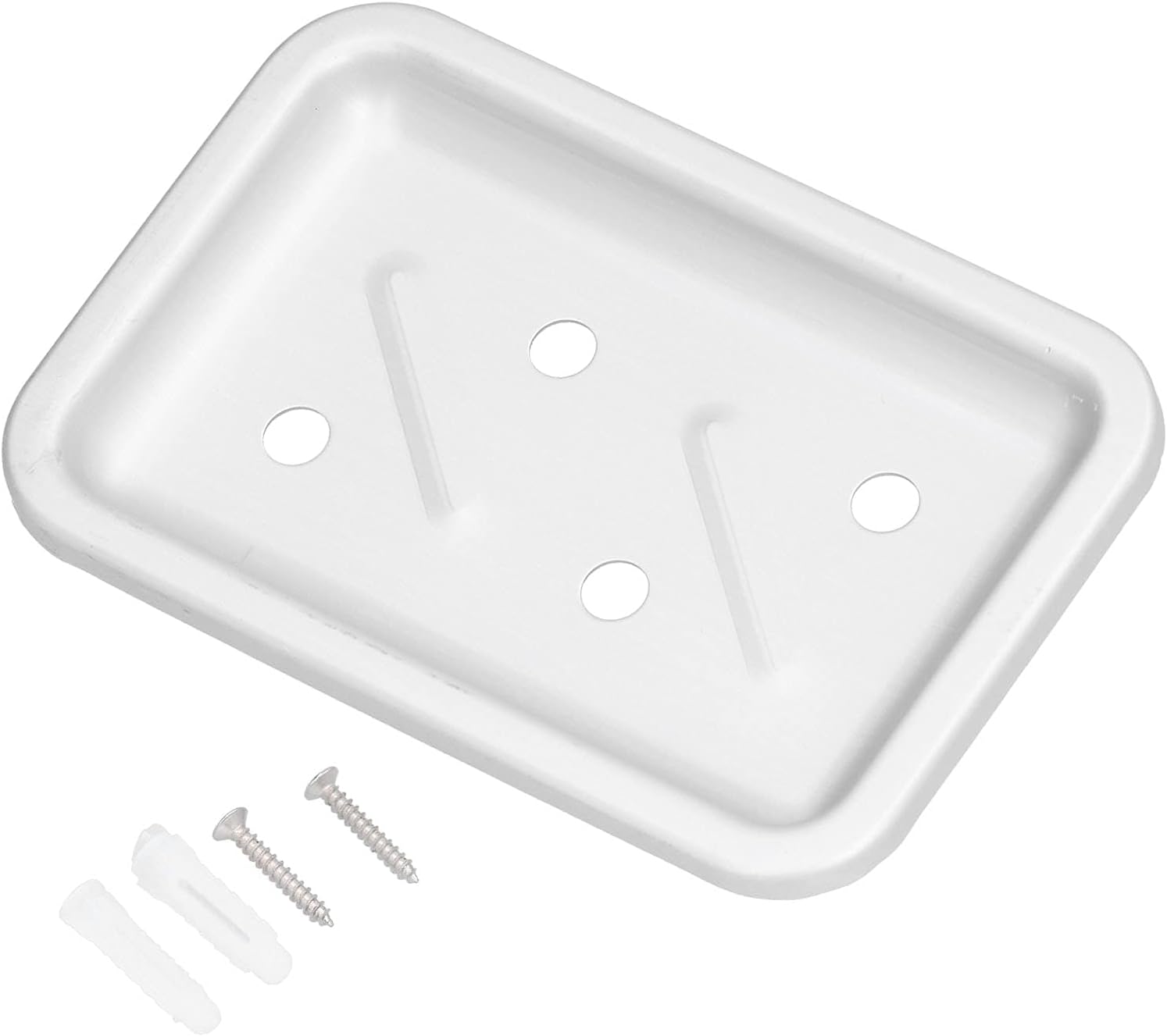 Hyuduo Wall Mounted Shower Shelf Drain Storage Rack
