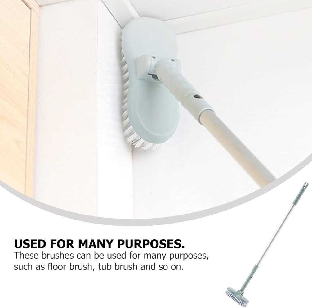 Baluue 1pc Toilet Cleaning Brush with Long Handle