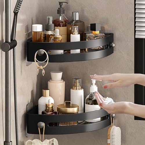 Sturdy 4-Tier Corner Shower Caddy Organizer