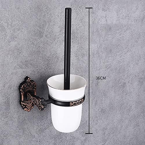 YIORYO Toilet Brush Set with Holder Modern and Durable