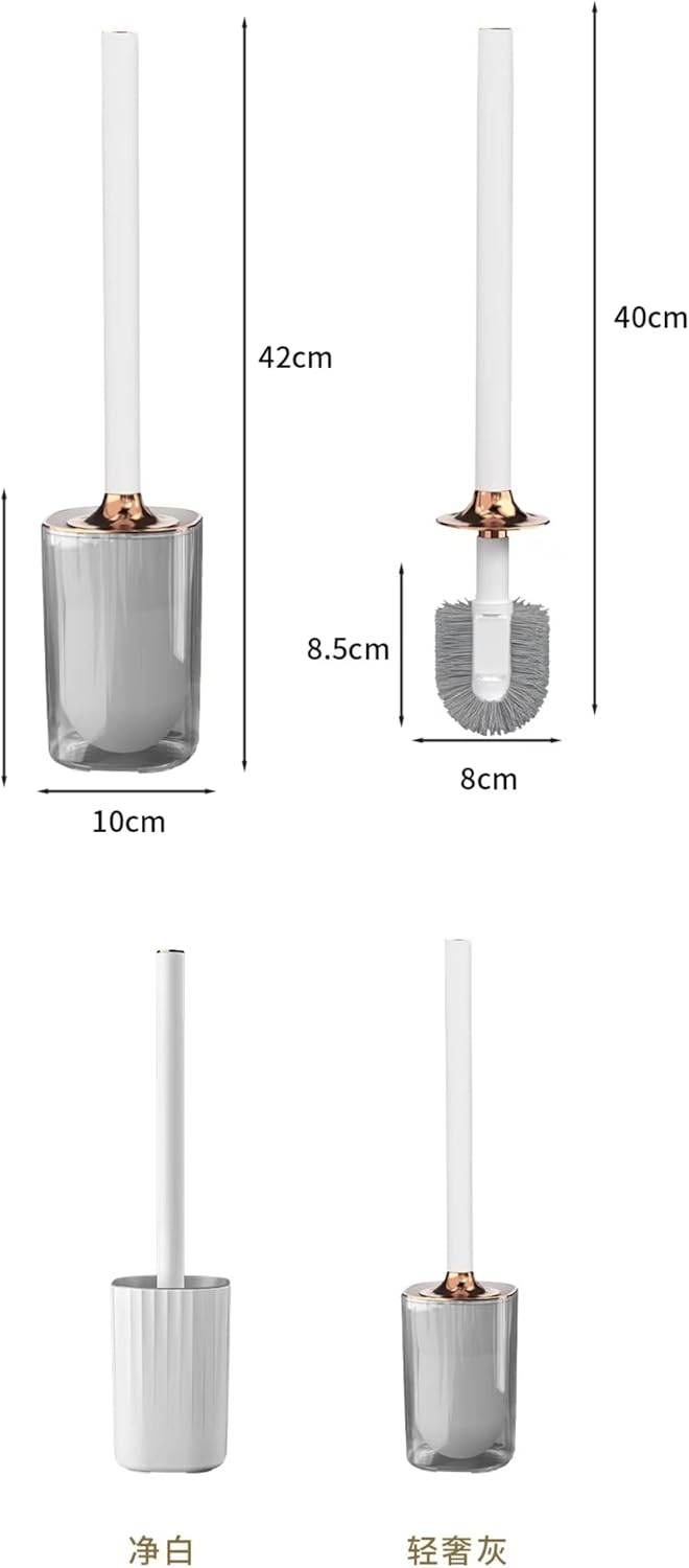 HFLYJPYW Toilet Brush Cleaner Set - Compact Durable