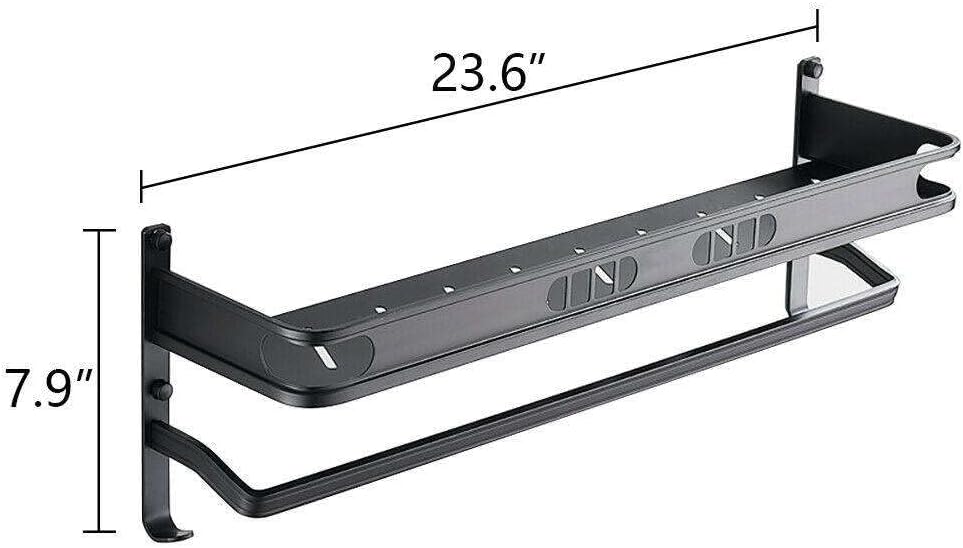 FINANCIALLY LIT Bathroom Wall Shelf Organizer