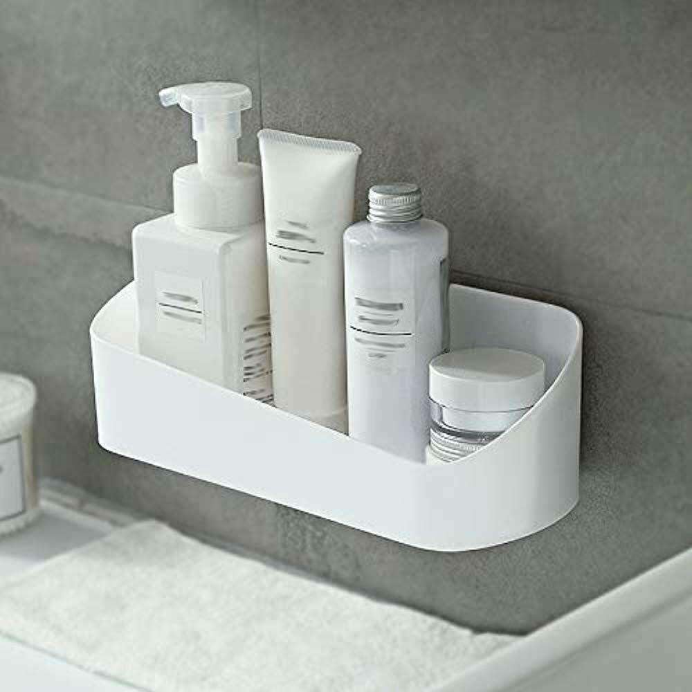 FINANCIALLY LIT LKOP Adhesive Shower Caddy Basket