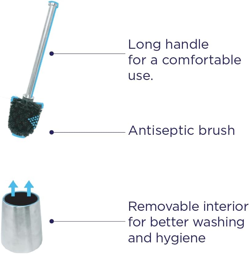 Toilet Brush and Holder 2 Pack - 304 Stainless Steel