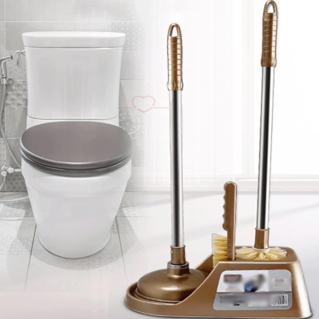 SYXL Toilet Brush with Plunger Set - Yellow