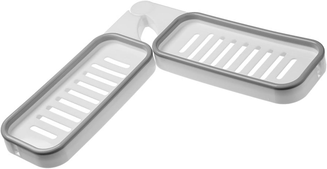 Leapiture Corner Shower Caddy with Drainage and Storage