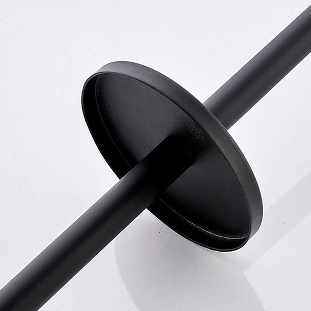 UNNS Toilet Brush with Base and Holder - Black