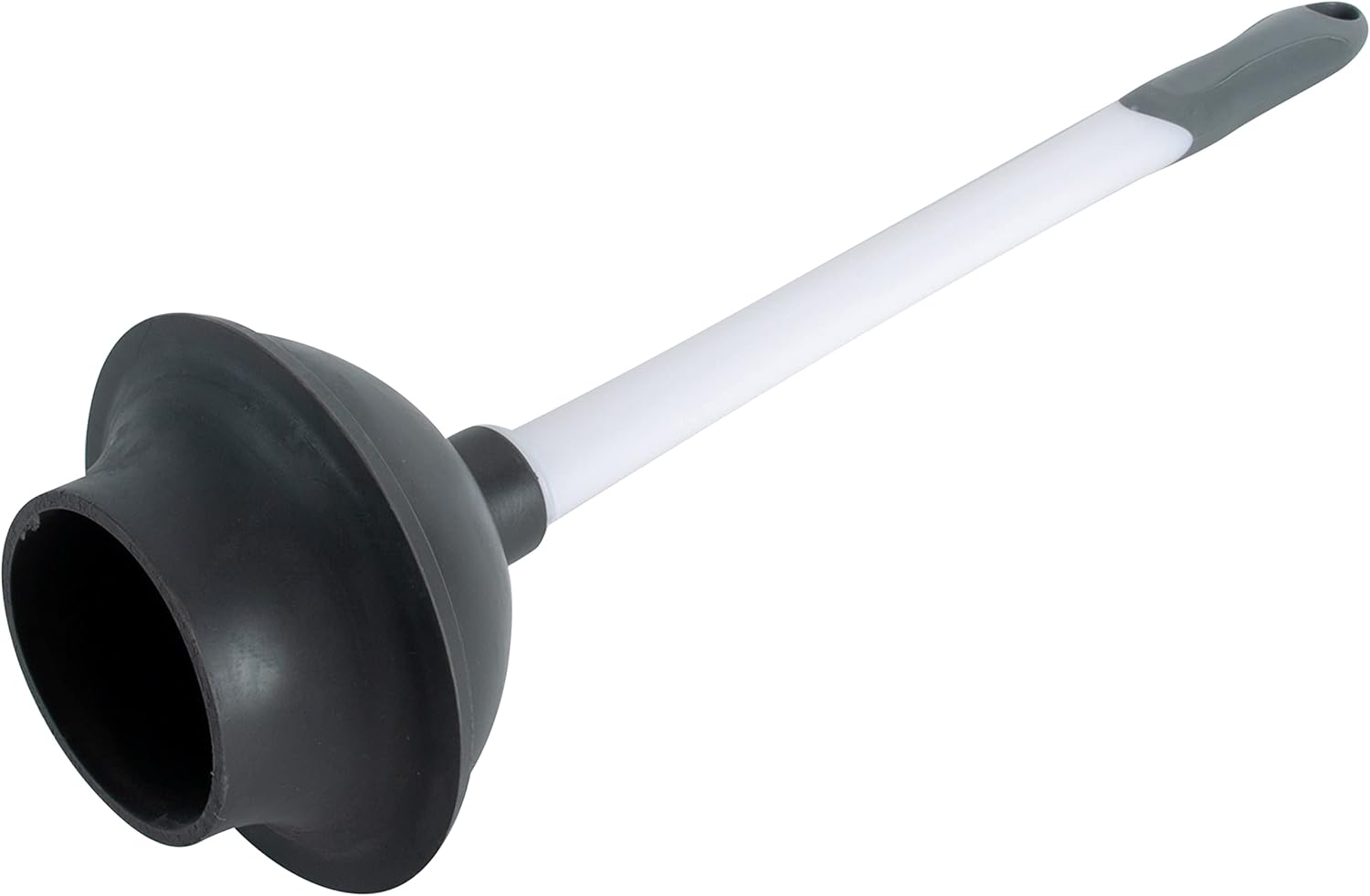 Bath Bliss 2-in-1 Bowl Plunger Set Compact Space-Saving Bathroom Tool