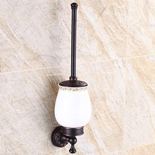 LUDSUY Oil Rubbed Bronze Toilet Brush Holder Set 1