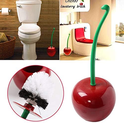 Yamalans Cherry Shaped Toilet Brush with Holder 1