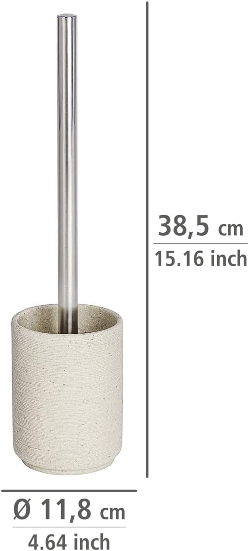 WENKO Goa Neo Beige Toilet Brush Holder 9x9x37cm
