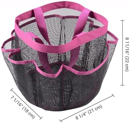 FINANCIALLY LIT 2 Pack Pink Shower Caddy Bag