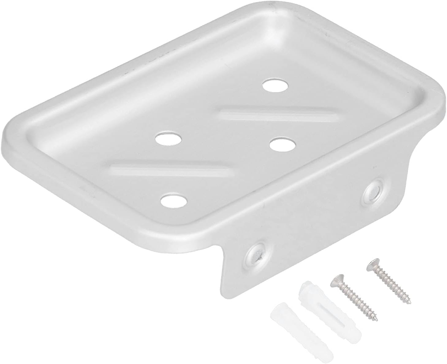Hyuduo Wall Mounted Shower Shelf Drain Storage Rack
