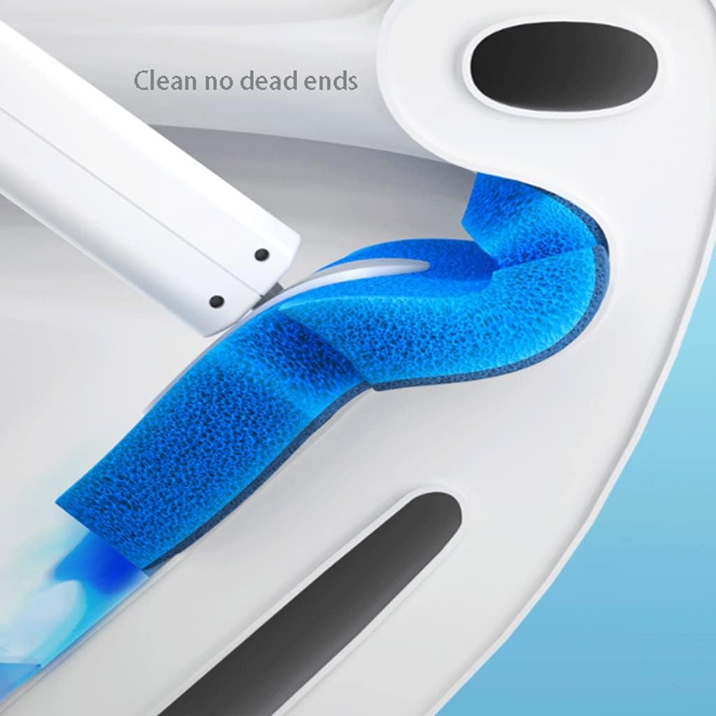 Disposable Toilet Brush with 12 Refills Blue