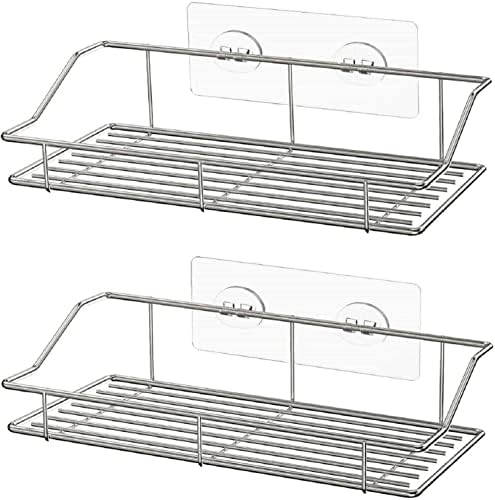 FINANCIALLY LIT 2-Pack Stainless Steel Shower Caddy