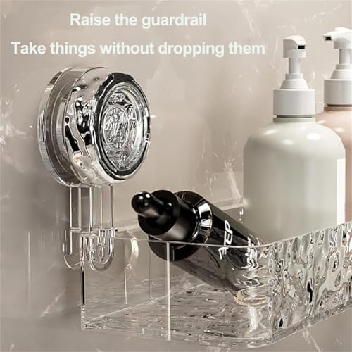 Corrugated Suction Cup Storage Holder 1-Clear