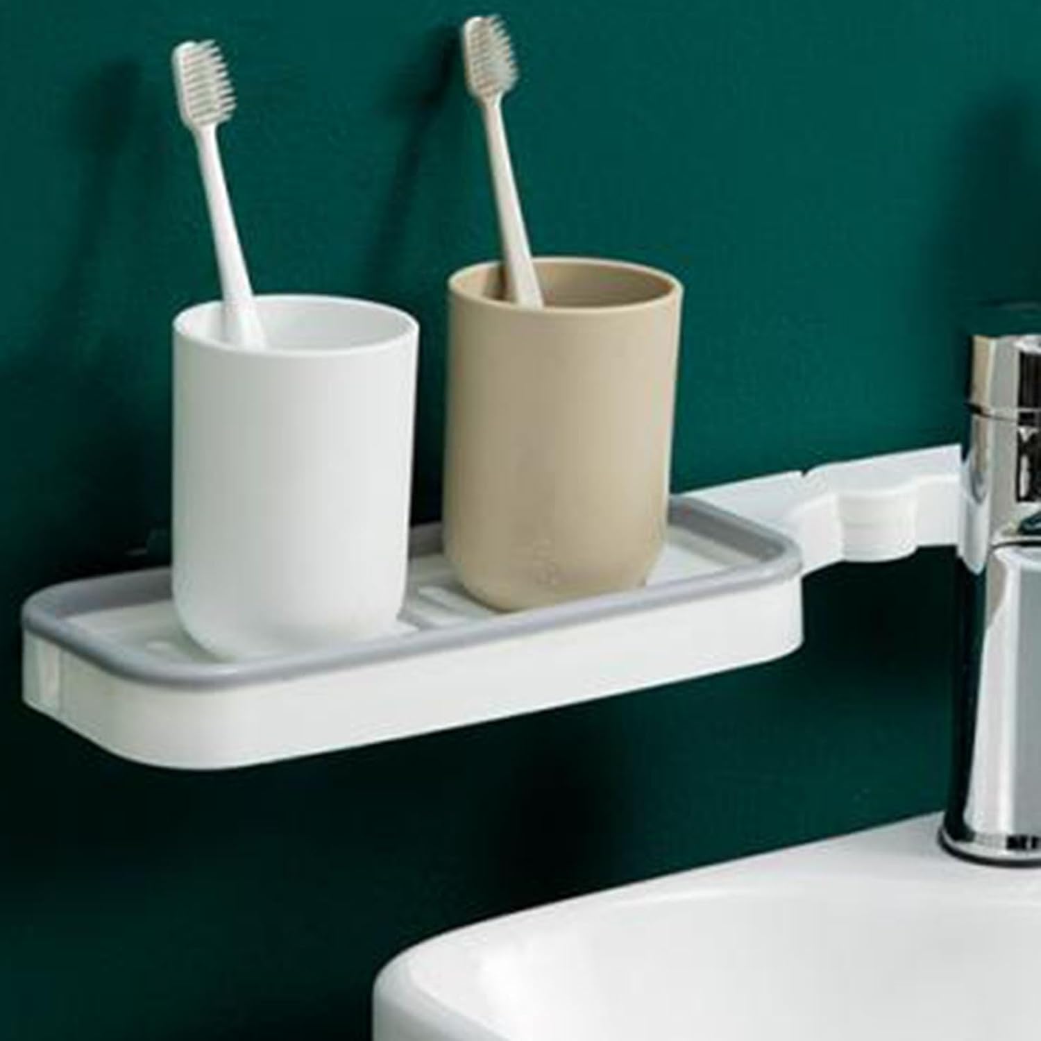 Leapiture Corner Shower Caddy with Drainage and Storage