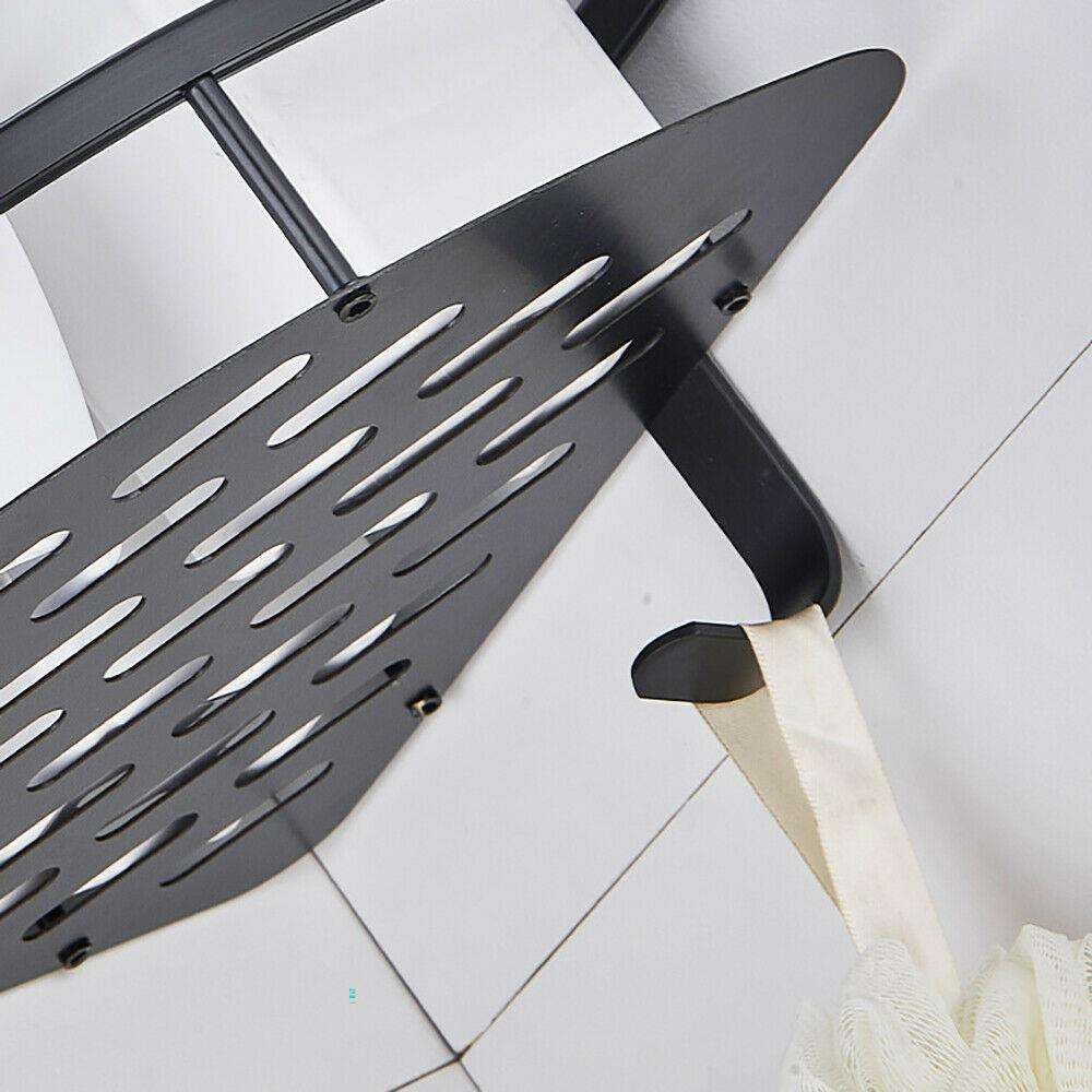 FINANCIALLY LIT Shower Corner Wall Shelf Organizer