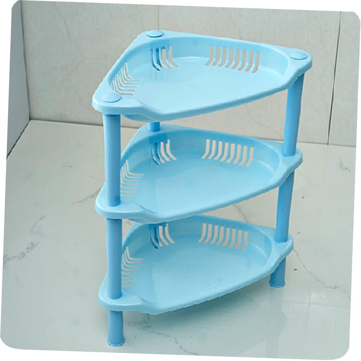 Zerodeko 3-Layer Adjustable Triangle Storage Rack for Shower and Kitchen