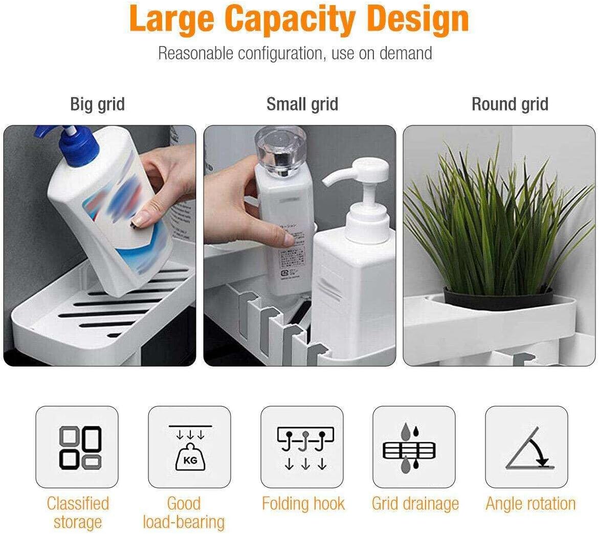 FINANCIALLY LIT LKOP 2 Tier Shower Caddy Organizer
