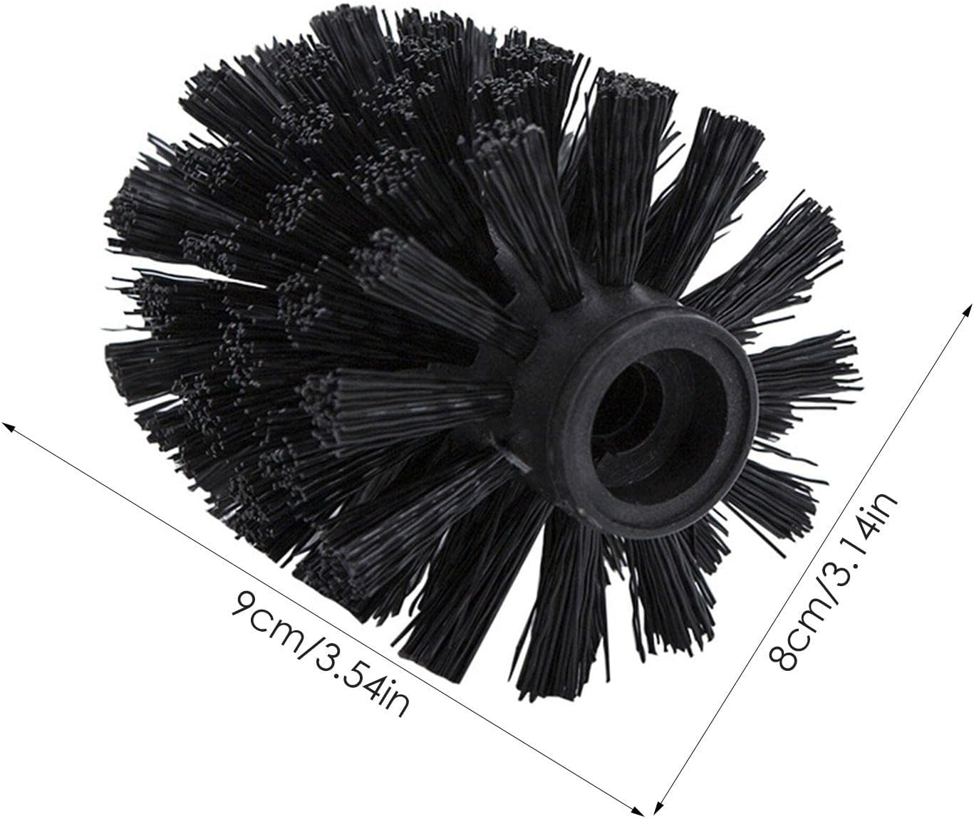 Universal Toilet Bowl Brush Head with Sturdy Bristles for Deep Cleaning