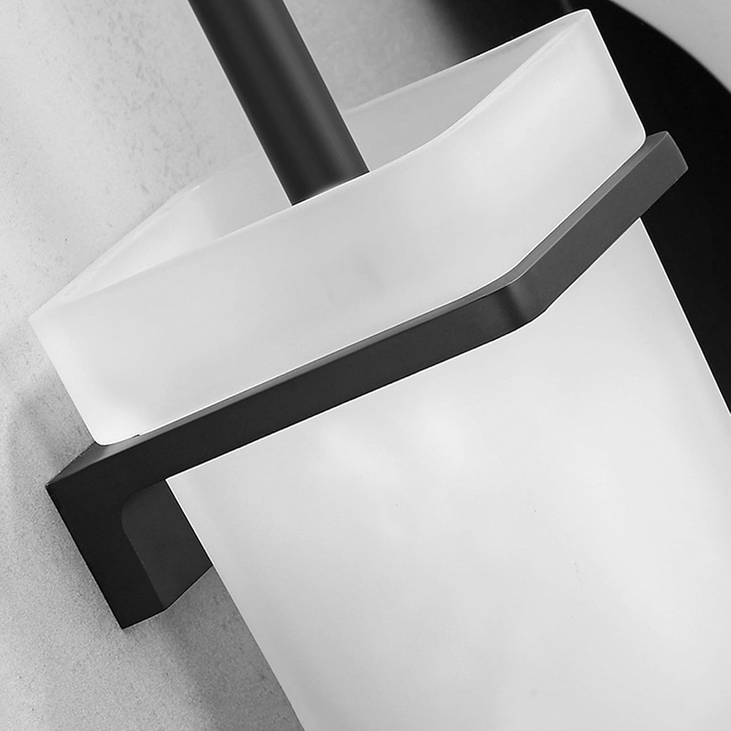 UNNS Toilet Brush with Glass Holder Set