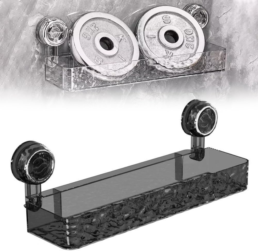 Foxiod Suction Cup Shower Caddy Black 1 PCS