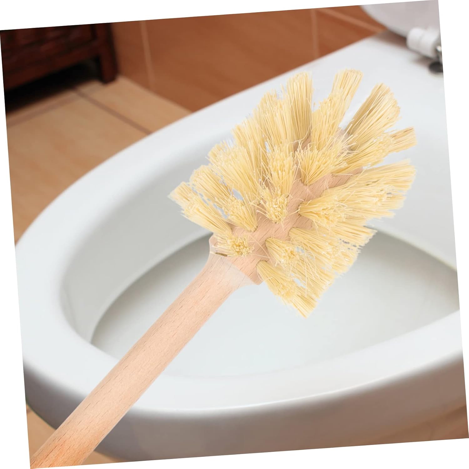 KOMBIUDA 360 Deep Cleaning Toilet Brush with Anti-Slip Handle