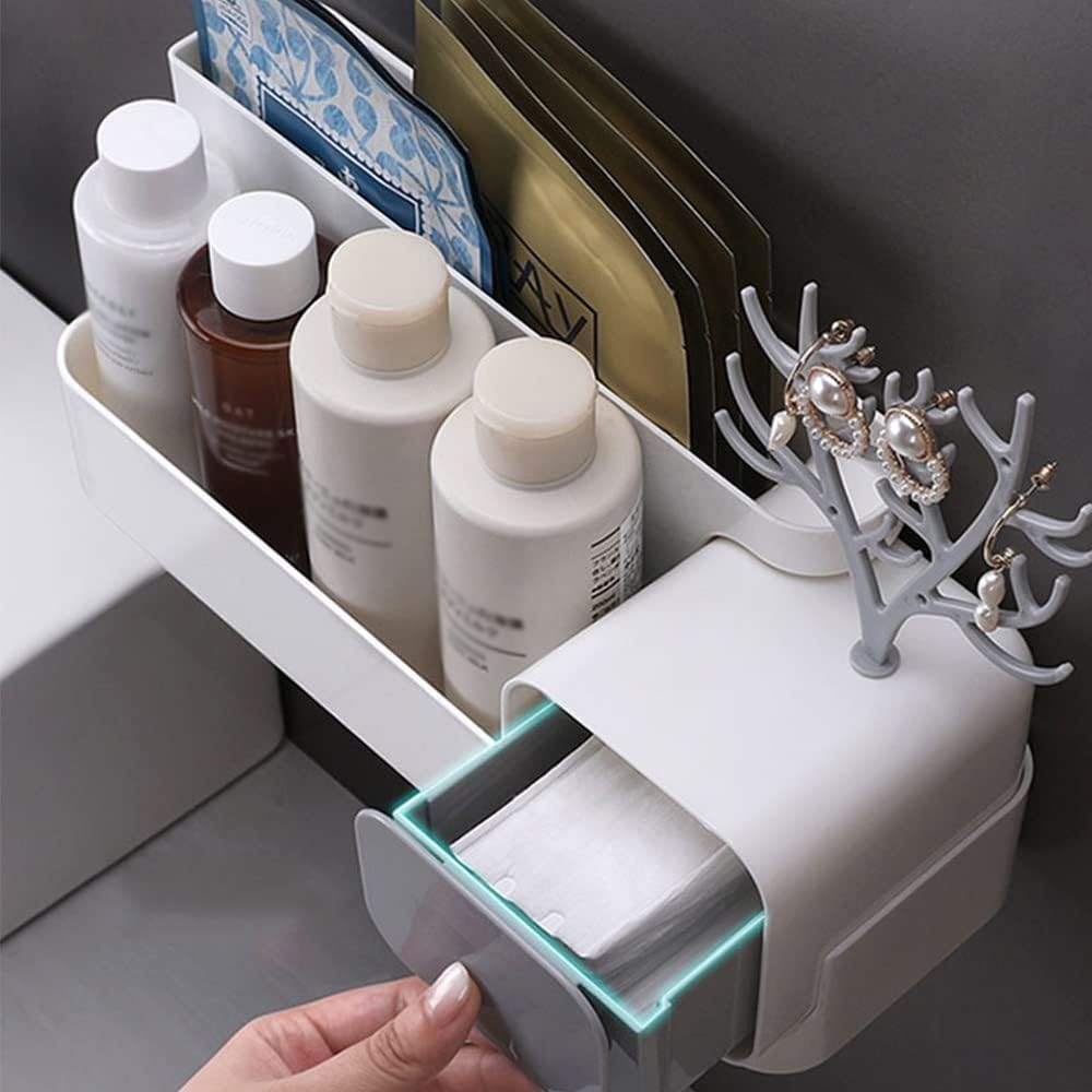 ANNBKA Wall Mount Shower Caddy with Drawer