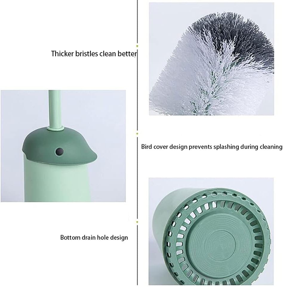 YYDS Toilet Brush with Holder and Lid