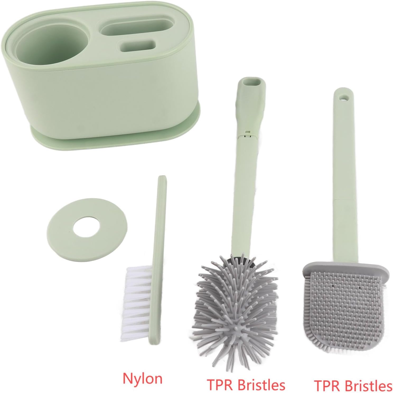 MOUMOUTEN Toilet Brush Set Strawberry Green