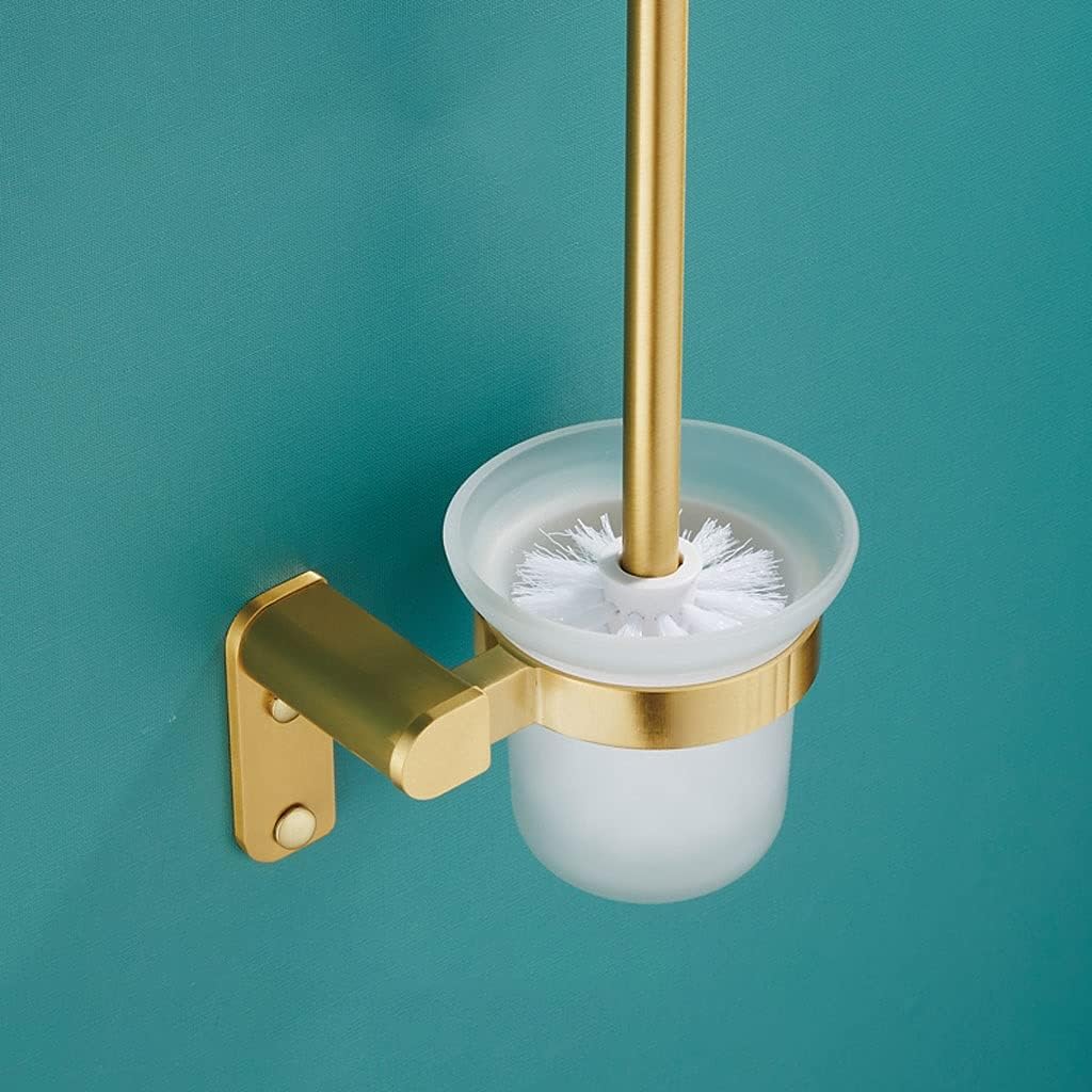 Toilet Brush with Wall Holder Durable Space-Saving Cleaning Kit