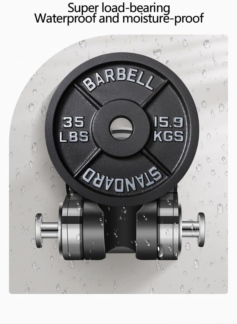 Smilamo Suction Cup Shower Rack - Adjustable Damp-Resistant No Drilling