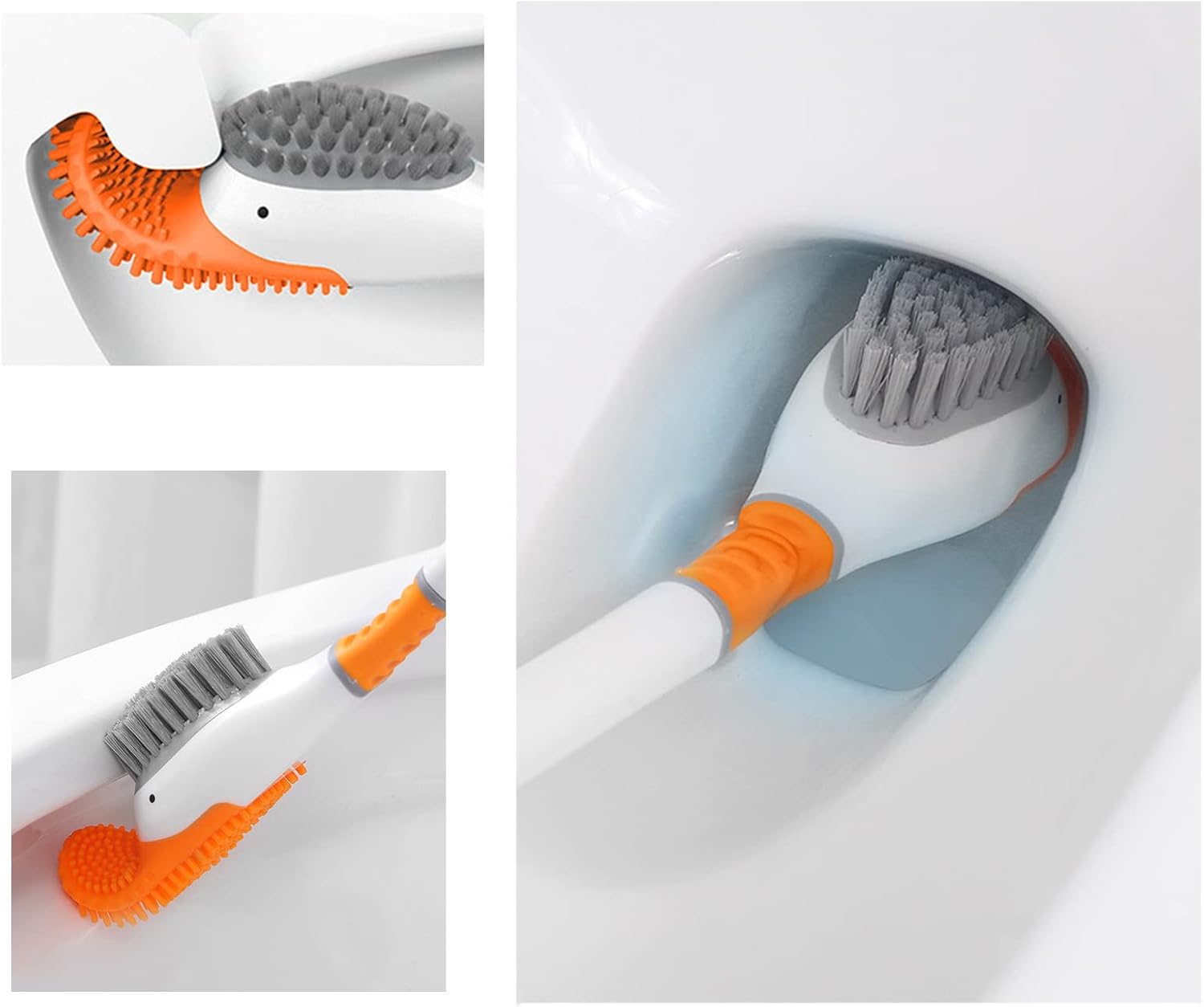 Duck Shape Toilet Brush with Storage Box
