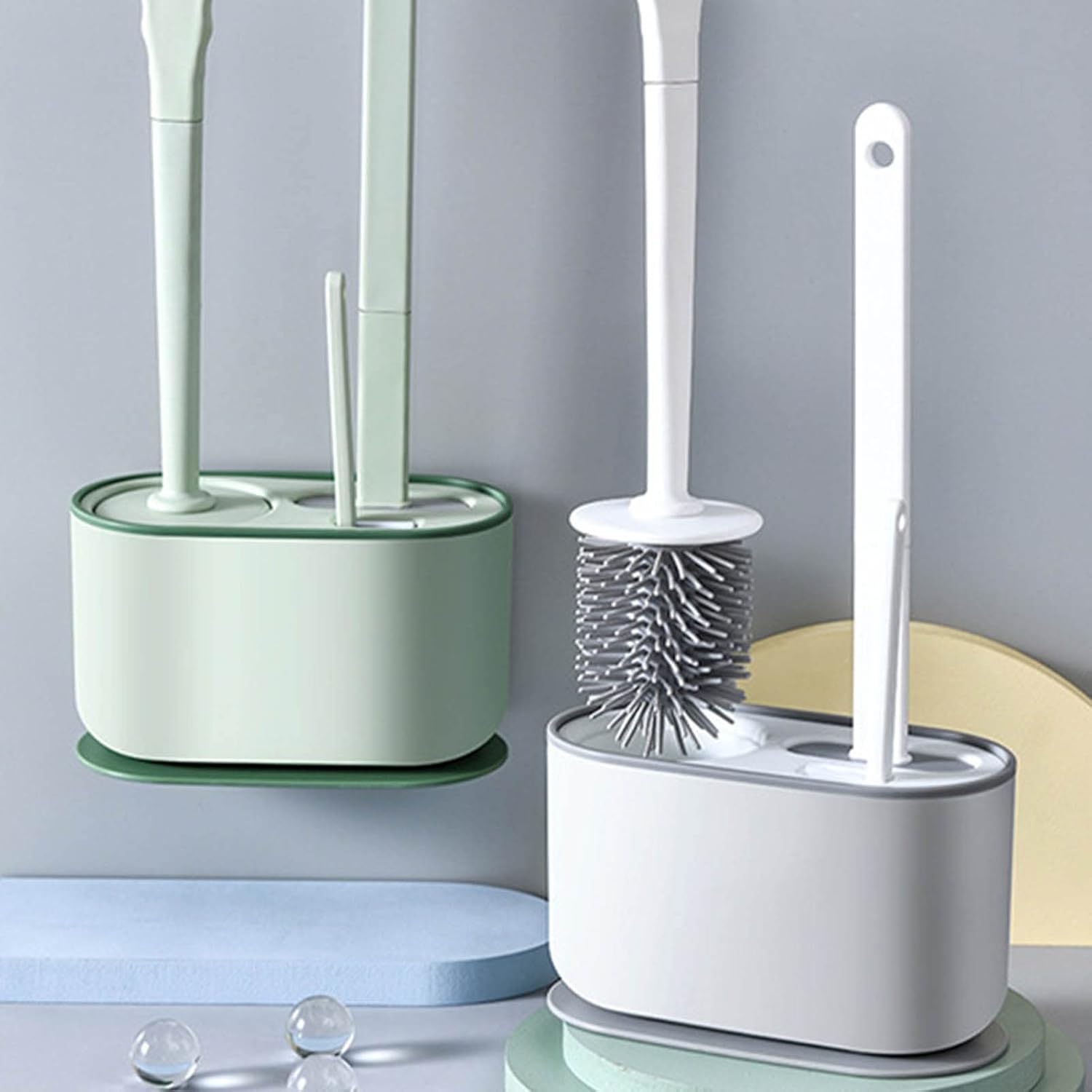 MOUMOUTEN Toilet Brush Set Strawberry Green